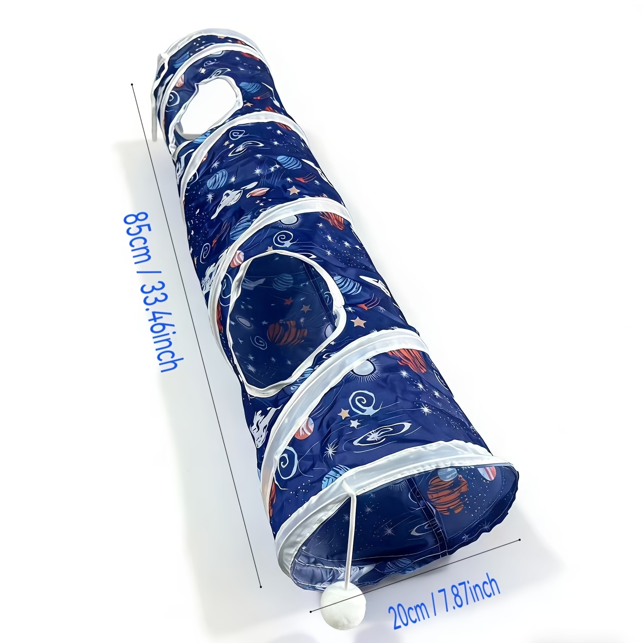 Cat Tunnel Toy - Terowongan Hewan Peliharaan Lipat Portabel untuk