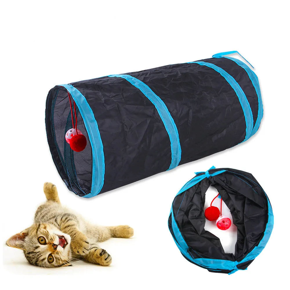 Terowongan kucing dapat dilipa - Cat Tunnel Toy ulasan dan harga