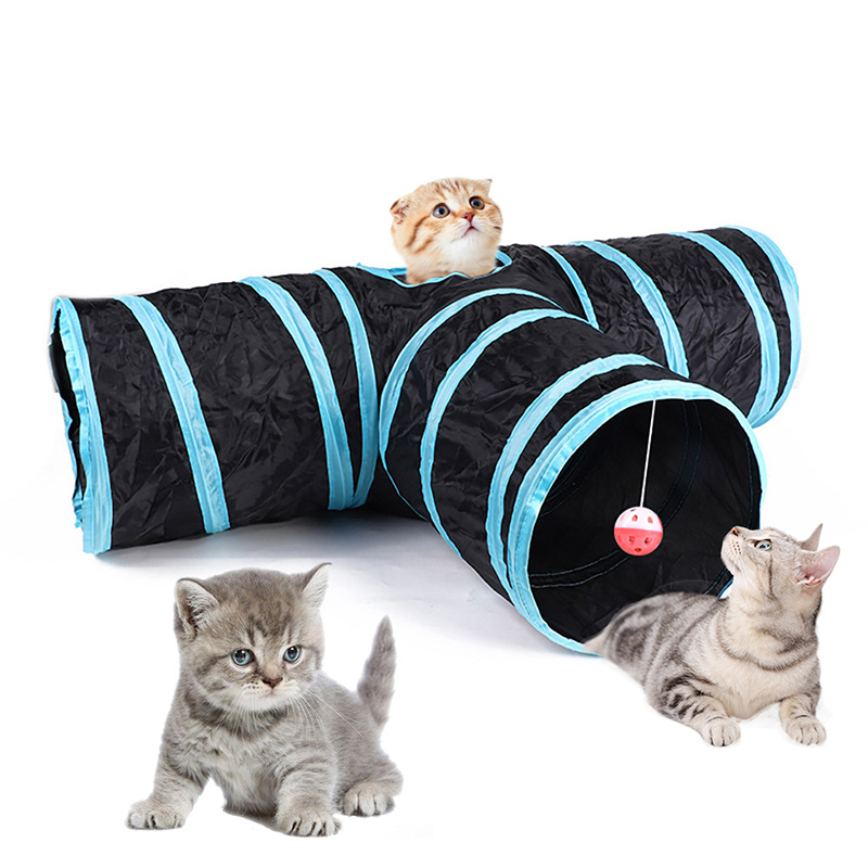 Terowongan kucing dapat dilipa - Cat Tunnel Toy ulasan dan harga