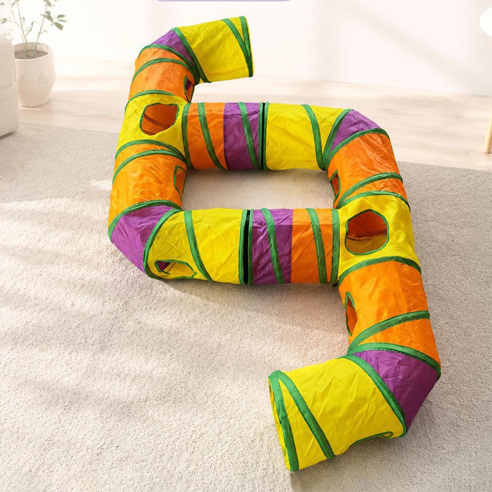 Terowongan Kucing Pelangi Deko - Cat Tunnel Toy ulasan dan harga