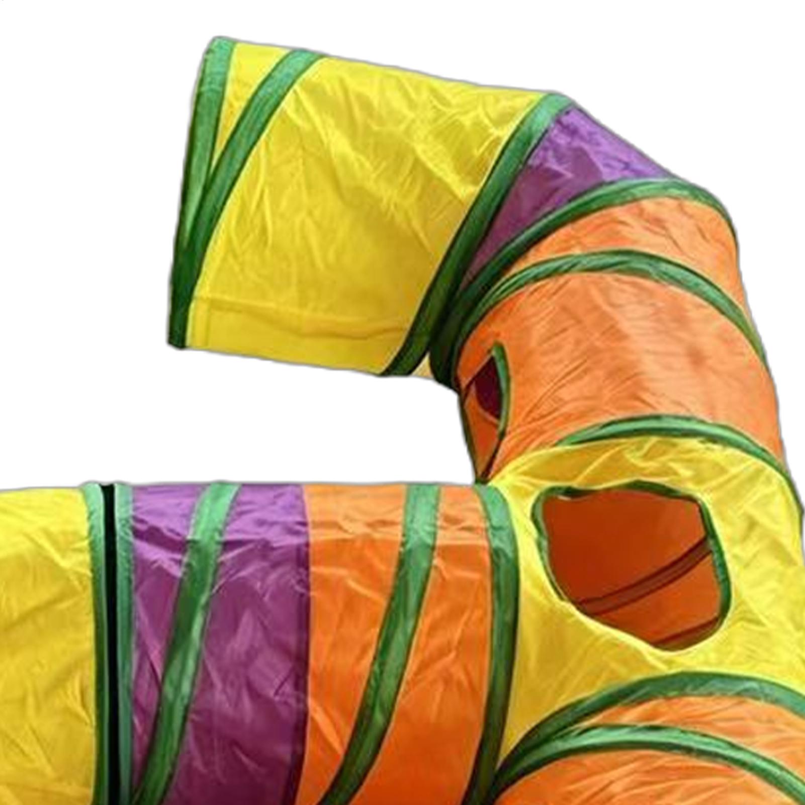 Terowongan Kucing Pelangi Deko - Cat Tunnel Toy ulasan dan harga