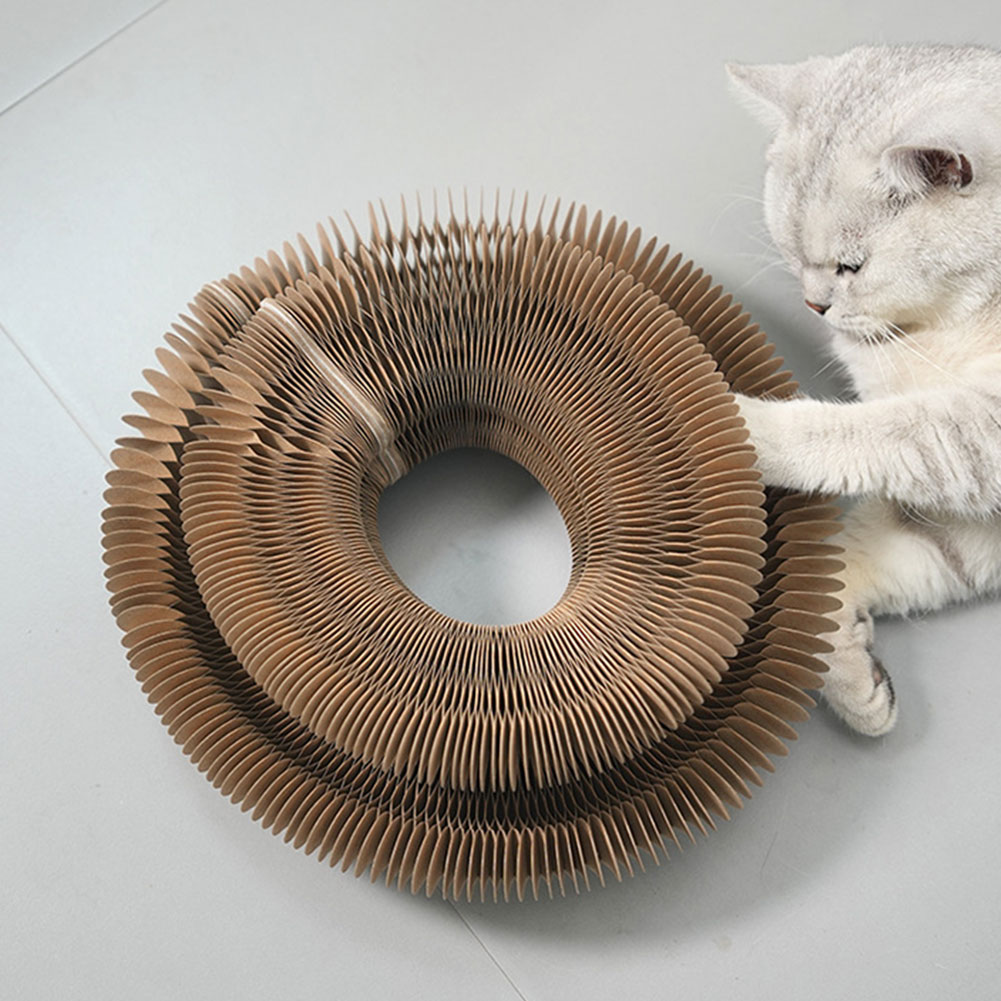Papan Garukan Kucing Magic Org - Cat Tunnel Toy ulasan dan harga