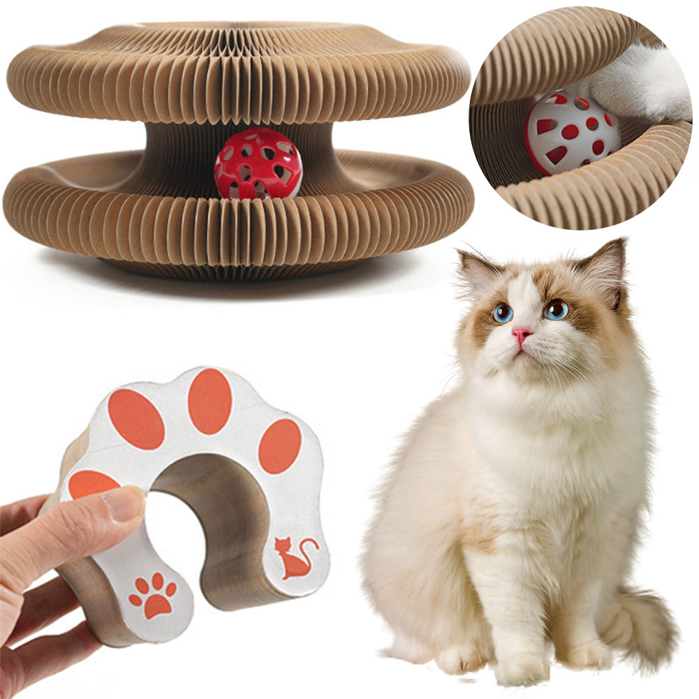 Papan Garukan Kucing Magic Org - Cat Tunnel Toy ulasan dan harga
