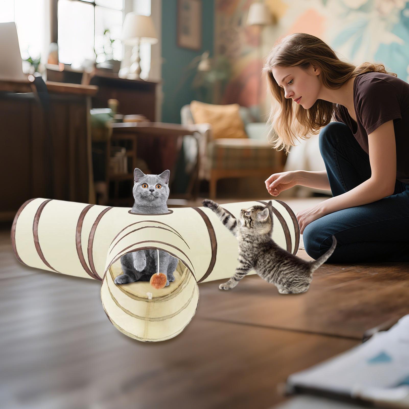 Terowongan Kucing Besar Mainan - Cat Tunnel Toy ulasan dan harga
