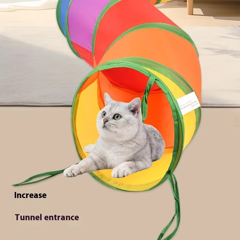10 pcs Mainan Kucing Lipat Uni - Cat Tunnel Toy ulasan dan harga