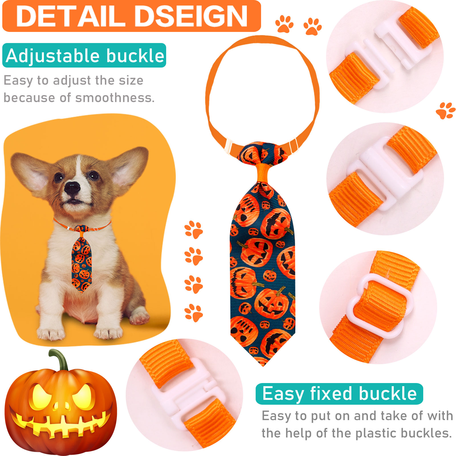 50/100 Buah Halloween Aksesori - Pet Supplies Coupon ulasan dan harga