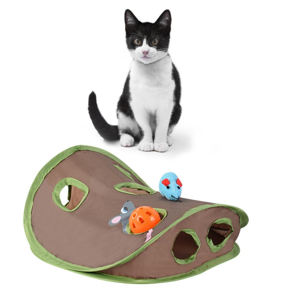 Mainan kucing peliharaan lucu  - Cat Tunnel Toy ulasan dan harga