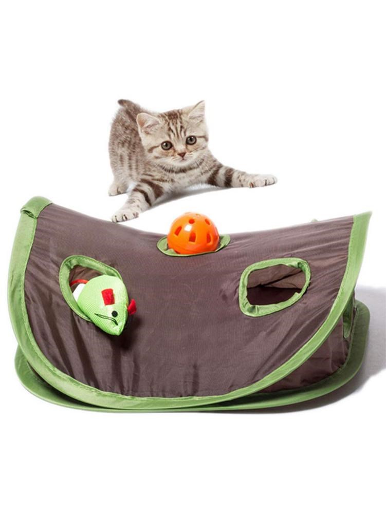 Mainan kucing peliharaan lucu  - Cat Tunnel Toy ulasan dan harga
