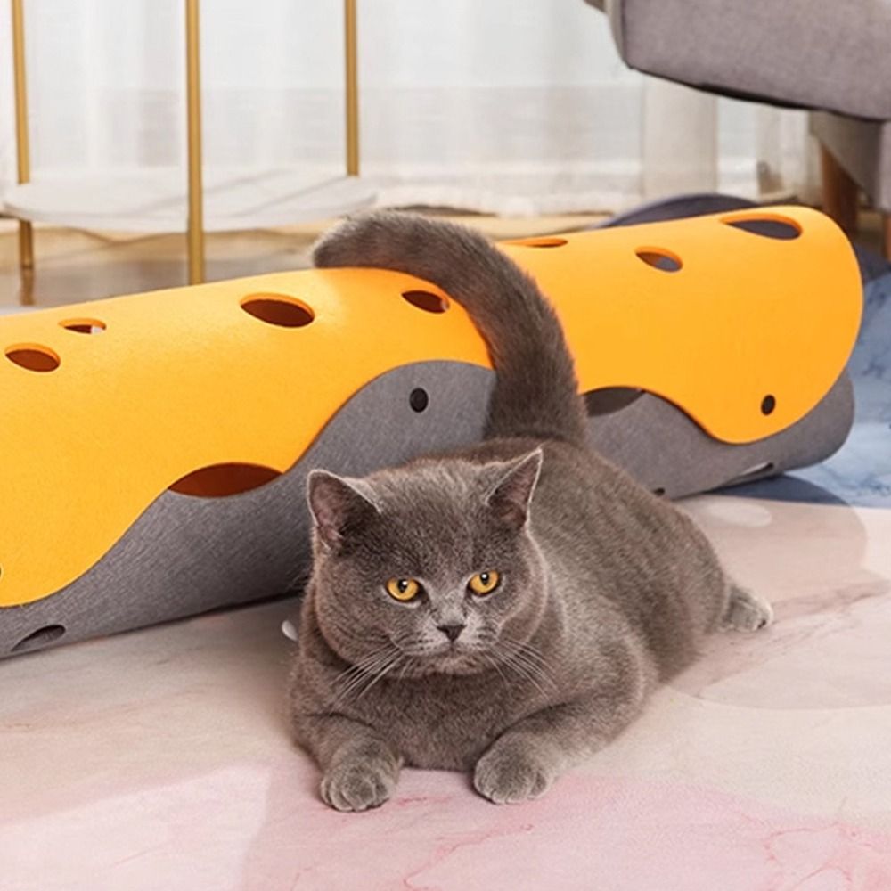 Terowongan Kucing Lipat Tahan  - Cat Tunnel Toy ulasan dan harga